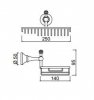  Giulini Giovanni Ibisco Crystal Koszyczek bronzo RG1160/S/BR